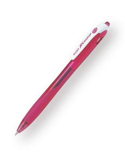 ノック式ボールペン ピンク 色見本